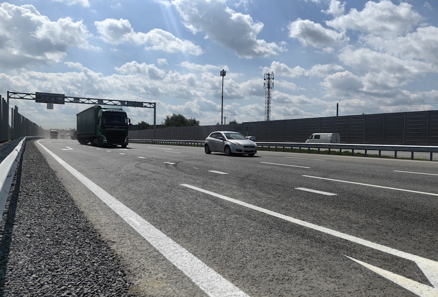 В Свердловской области открыли движение по старейшему участку ЕКАД