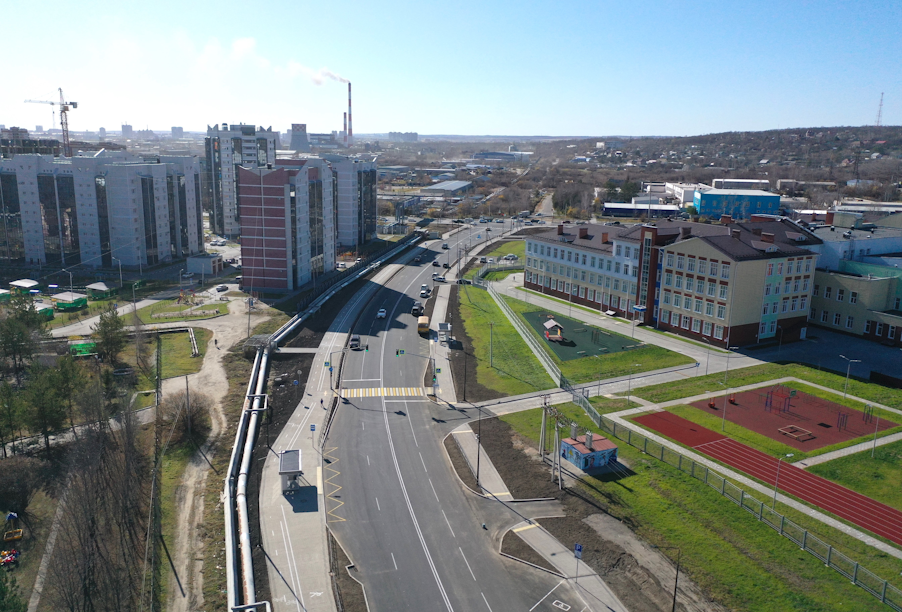 В Благовещенске завершилась реконструкция улицы Тепличной
