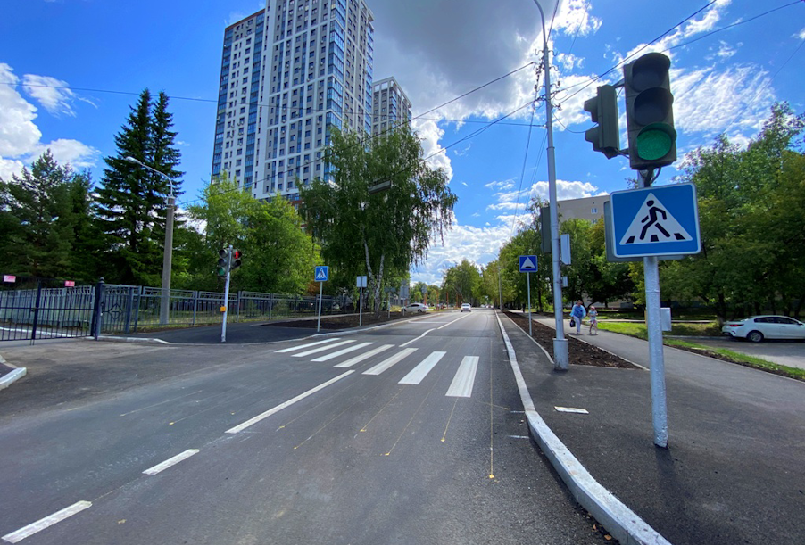 В Уфе обновили почти 8 км улично-дорожной сети