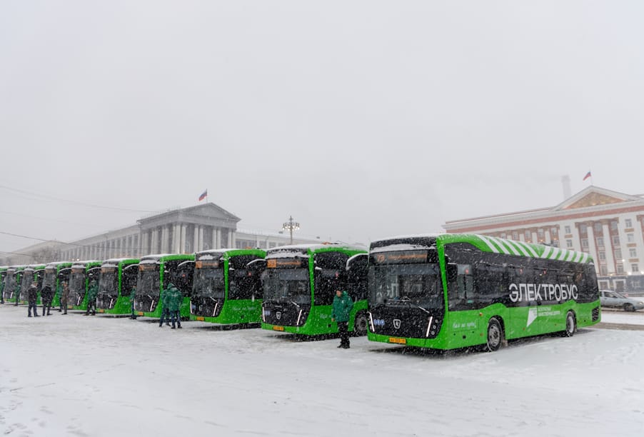 С начала запуска маршрута курские электробусы перевезли 1,6 млн пассажиров